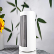 米家桌面暖风机：即开即热，广角柔和送风